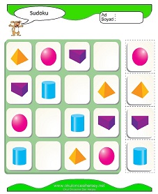 Sudoku Çocuk Bulmacaları